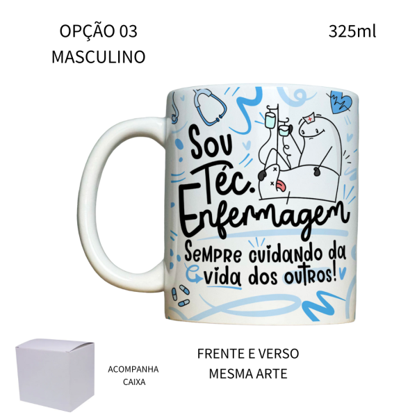 Caneca 325ml Técnico Técnica de Enfermagem - Image 3
