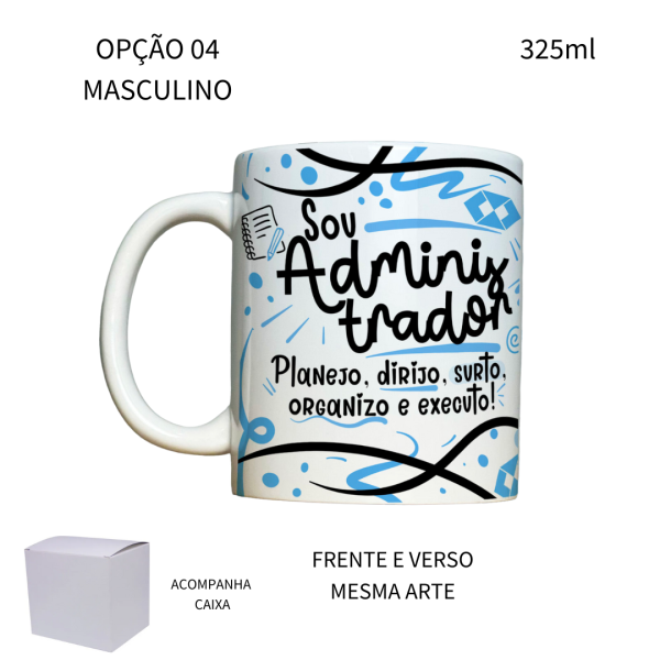 Caneca 325ml Flork Adm Administrador Administradora - Image 4