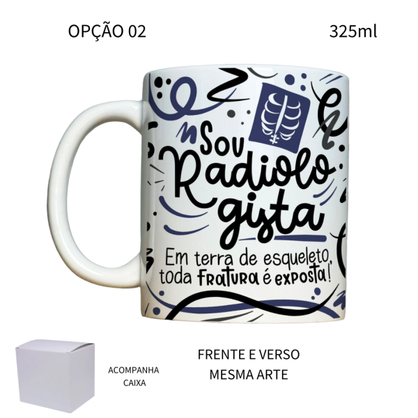 Caneca 325ml Flork Profissões Radiologista - Image 2