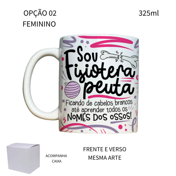 Caneca 325ml Flork Profissões Fisioterapeuta - Image 2