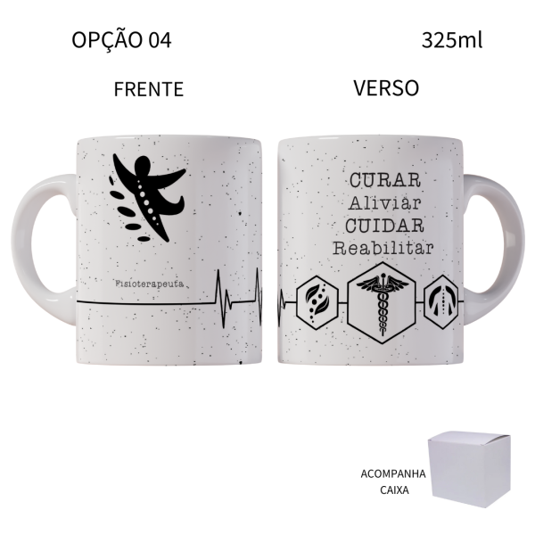 Caneca 325ml Profissões Fisioterapeuta - Image 4