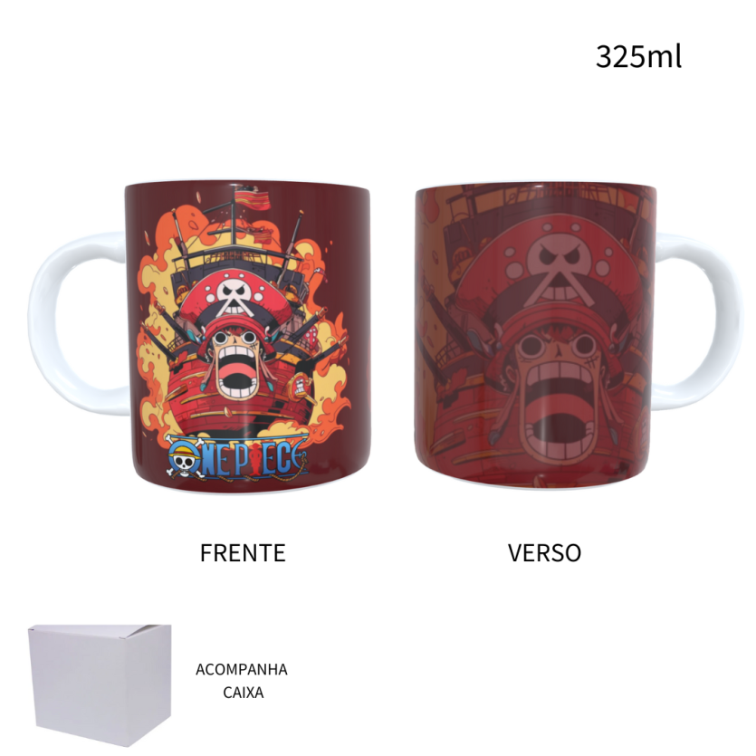 Caneca 325ml Tony Tony Chopper One Piece