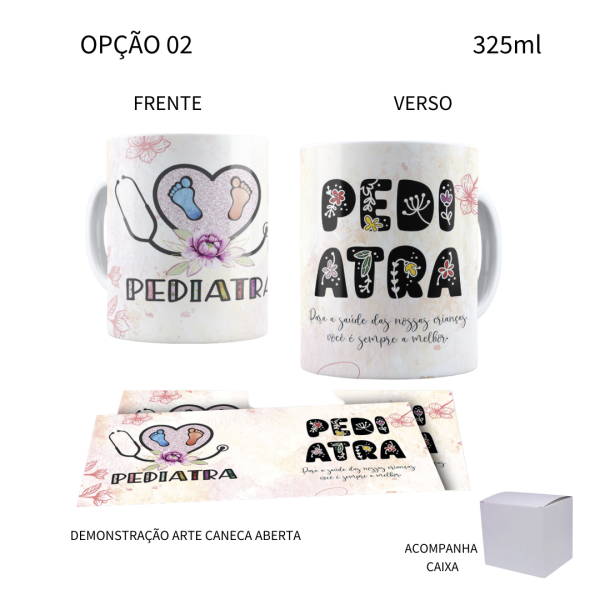 Caneca 325ml Profissões Pediatra - Image 2