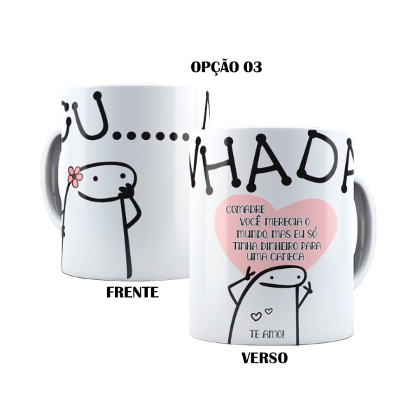Caneca 325ml Flork Cunhado Cunhada Comadre - Image 3