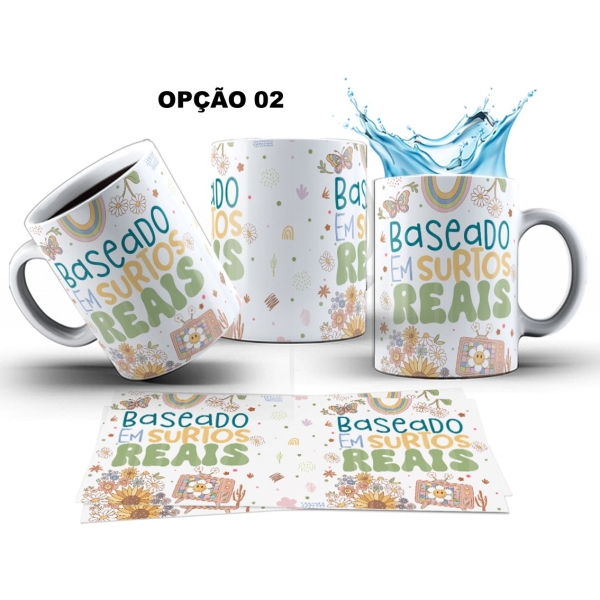 Caneca 325ml Vibes Engraçadas Baseada em surtos reais - Image 2