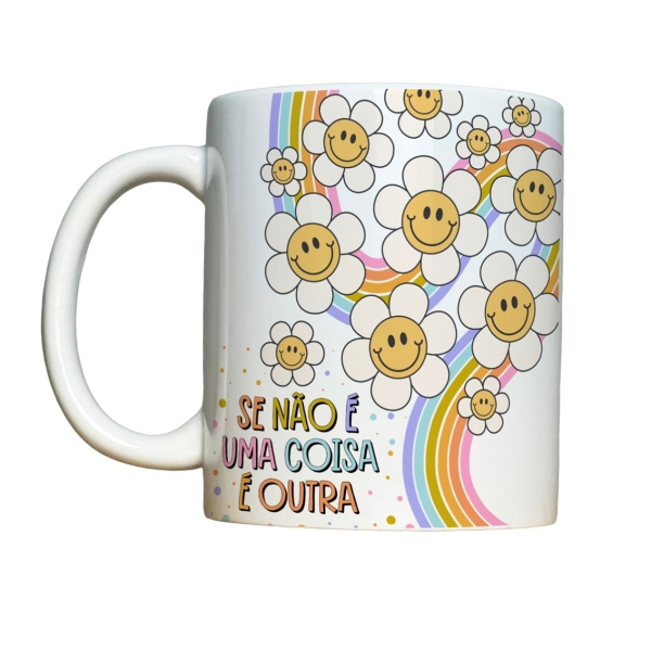 Caneca 325ml Vibes Se não é uma coisa é outra