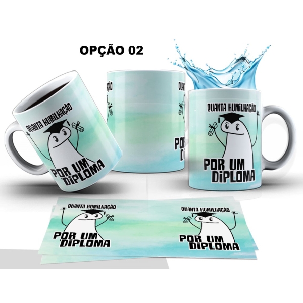 Caneca 325ml Flork Formatura Formandos Diploma - Image 2