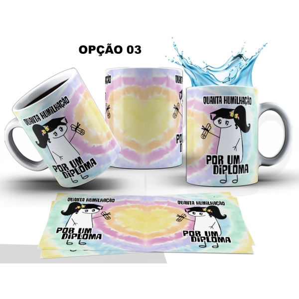 Caneca 325ml Flork Formatura Formandos Diploma - Image 3