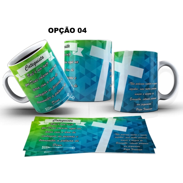 Caneca 325ml Catequista Catecismo Igreja Católica Evangélica - Image 4