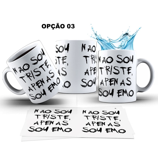 Caneca 325ml Eu sou Emo - Emo's Not Dead - Image 3