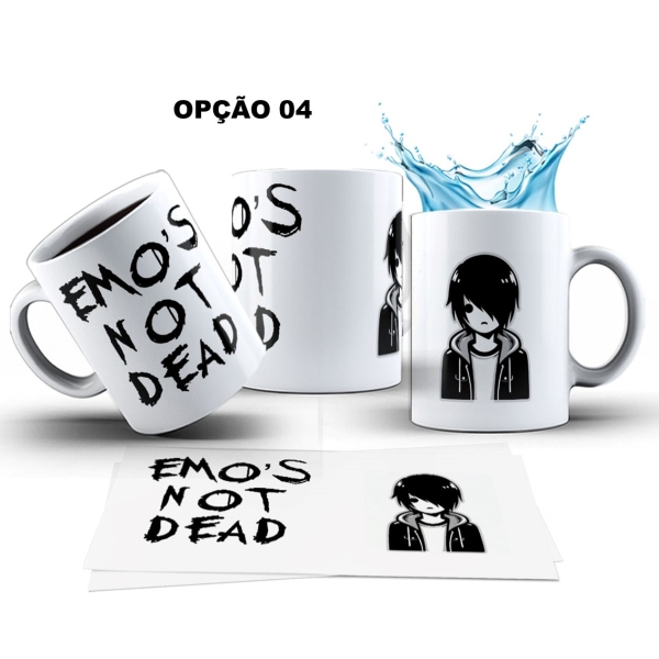 Caneca 325ml Eu sou Emo - Emo's Not Dead - Image 4