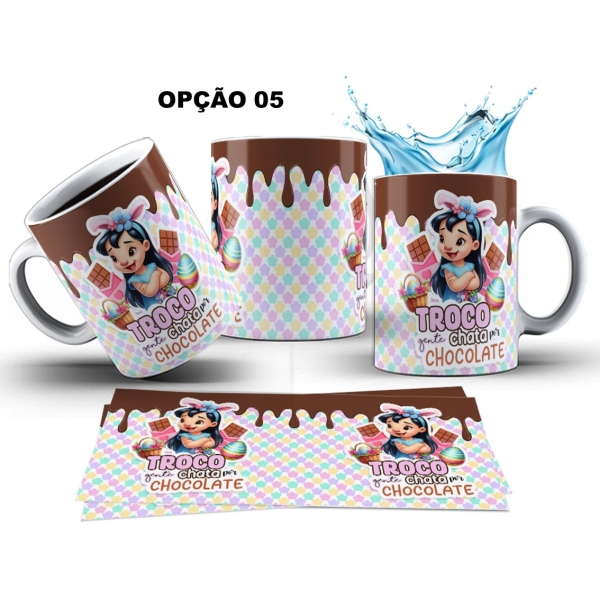 Caneca 325ml Lilo E Stitch Feliz Páscoa - Image 5