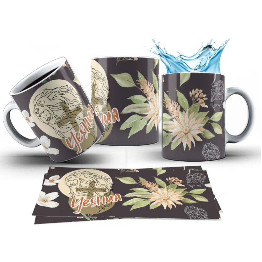 Caneca 325ml Jesus Cristão Leão Yeshua