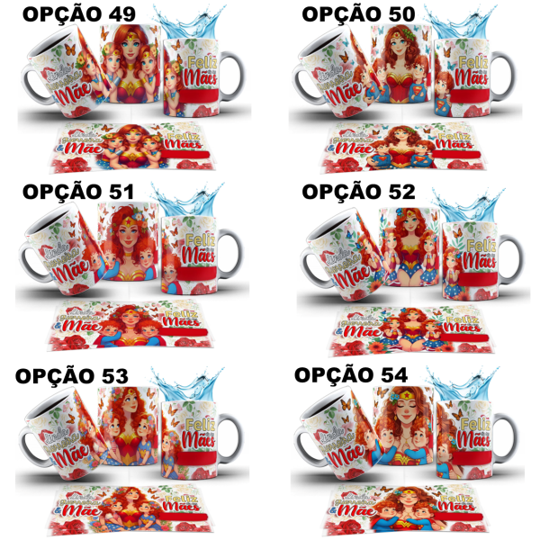 Caneca Dia Das Mães Mulher Maravilha Nome Personalizada - Image 10