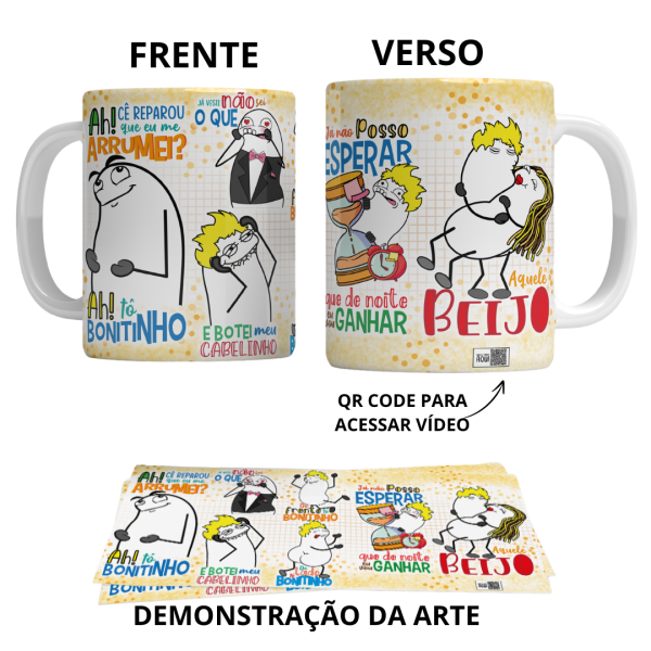 Caneca 325ml Ah, cê reparou que eu me arrumei Tô bem - Image 2