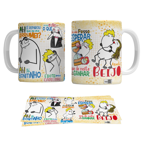 Caneca 325ml Ah, cê reparou que eu me arrumei Tô bem