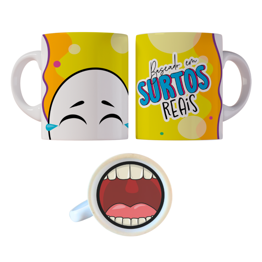 Caneca 325ml Gino Bocão Baseado em surtos reais Engraçadas