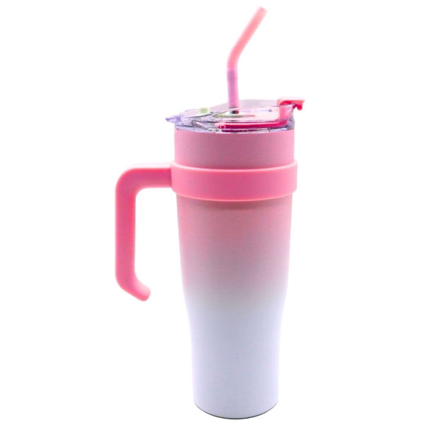 Copo Caneca Térmica Canudo 1,1l Personalizável Nome Desenho