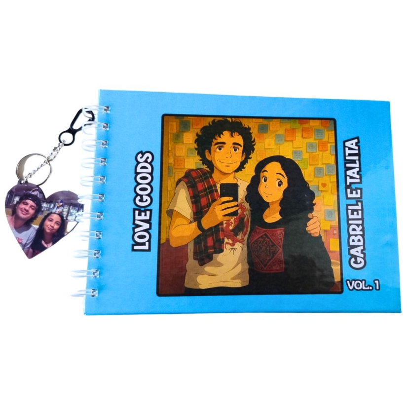 Livro de Colorir Fotos Personalizada Love Goods