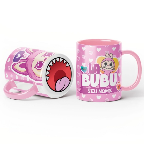 Caneca 325ml Personalizada Labubu Lafufu