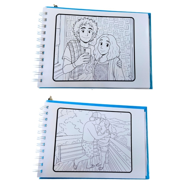 Livro de Colorir Fotos Personalizada Love Goods - Image 2