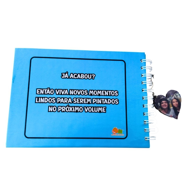 Livro de Colorir Fotos Personalizada Love Goods - Image 4