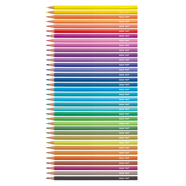 Lápis de Cor Wave 36 cores Sextavado Bazze - Image 2