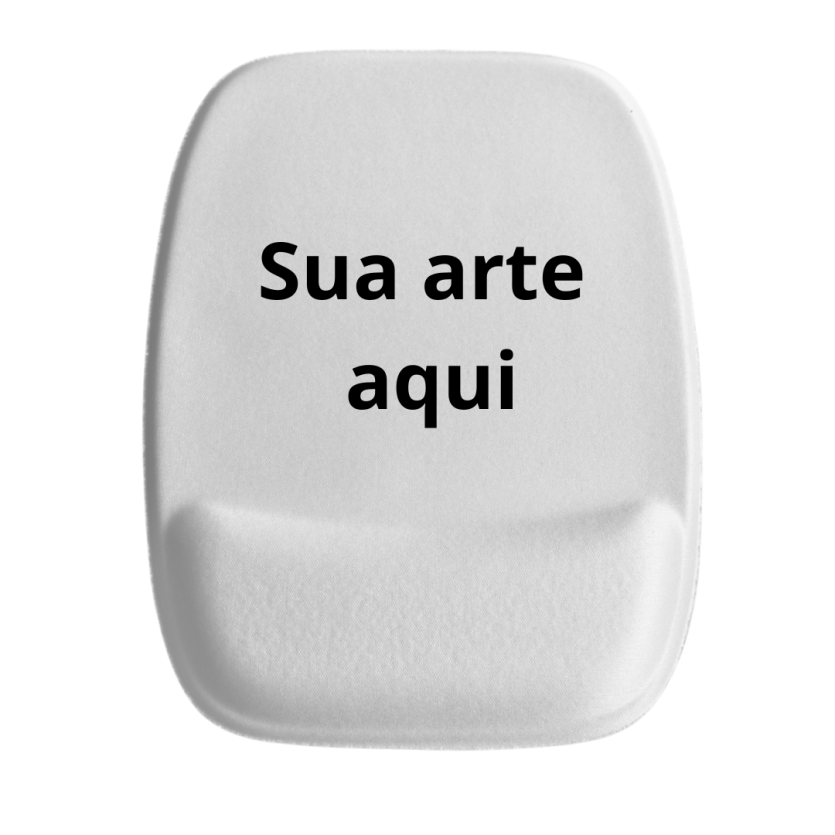 Mouse Pad Ergonômico com Apoio Personalizado Antiderrapante
