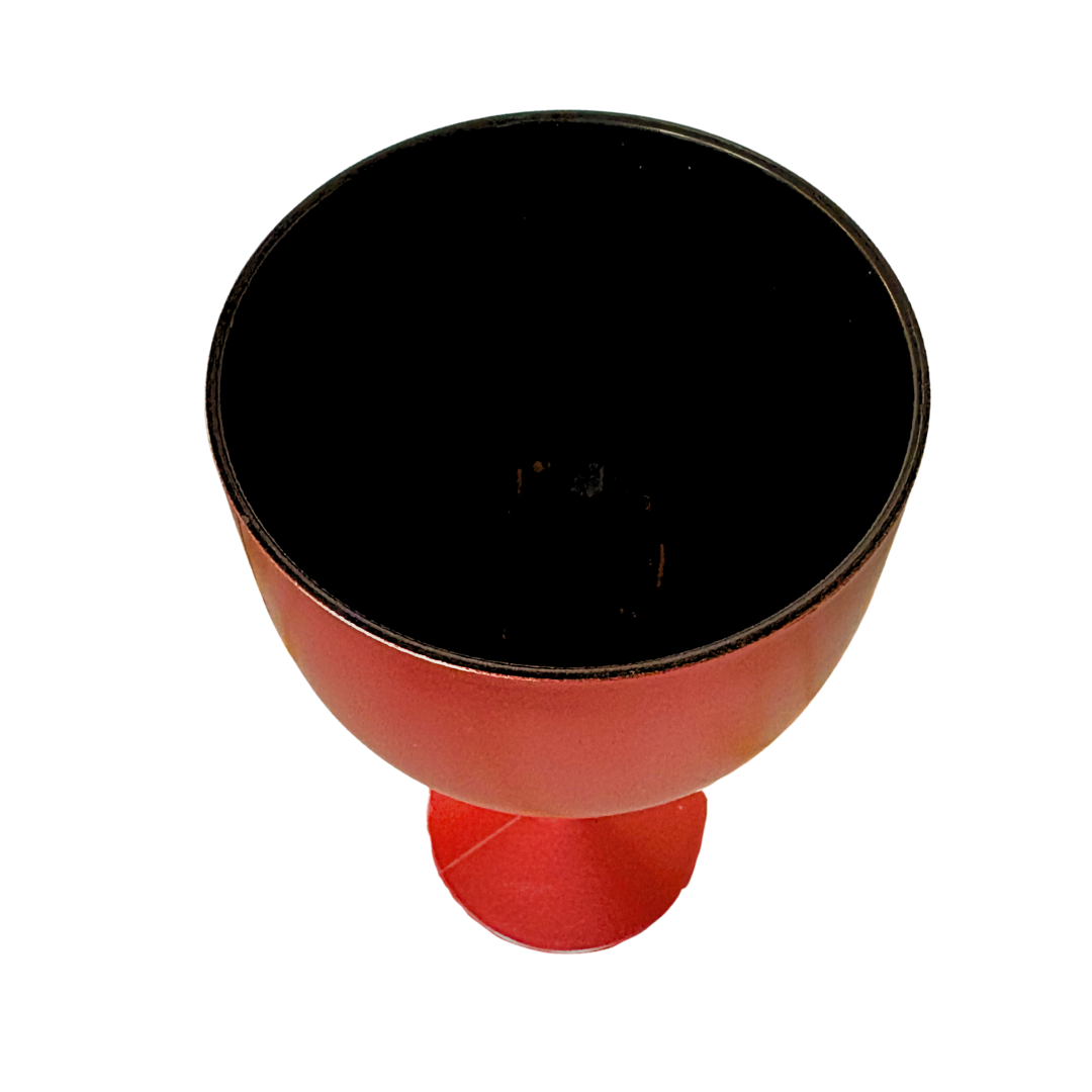 Taça Acrílica Vermelho Natal 400ml Personalizável p/Drinks - Image 3