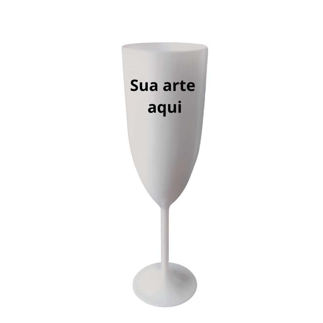 Taça Acrílico 150ml Personalizável – Água, Suco e Drinks
