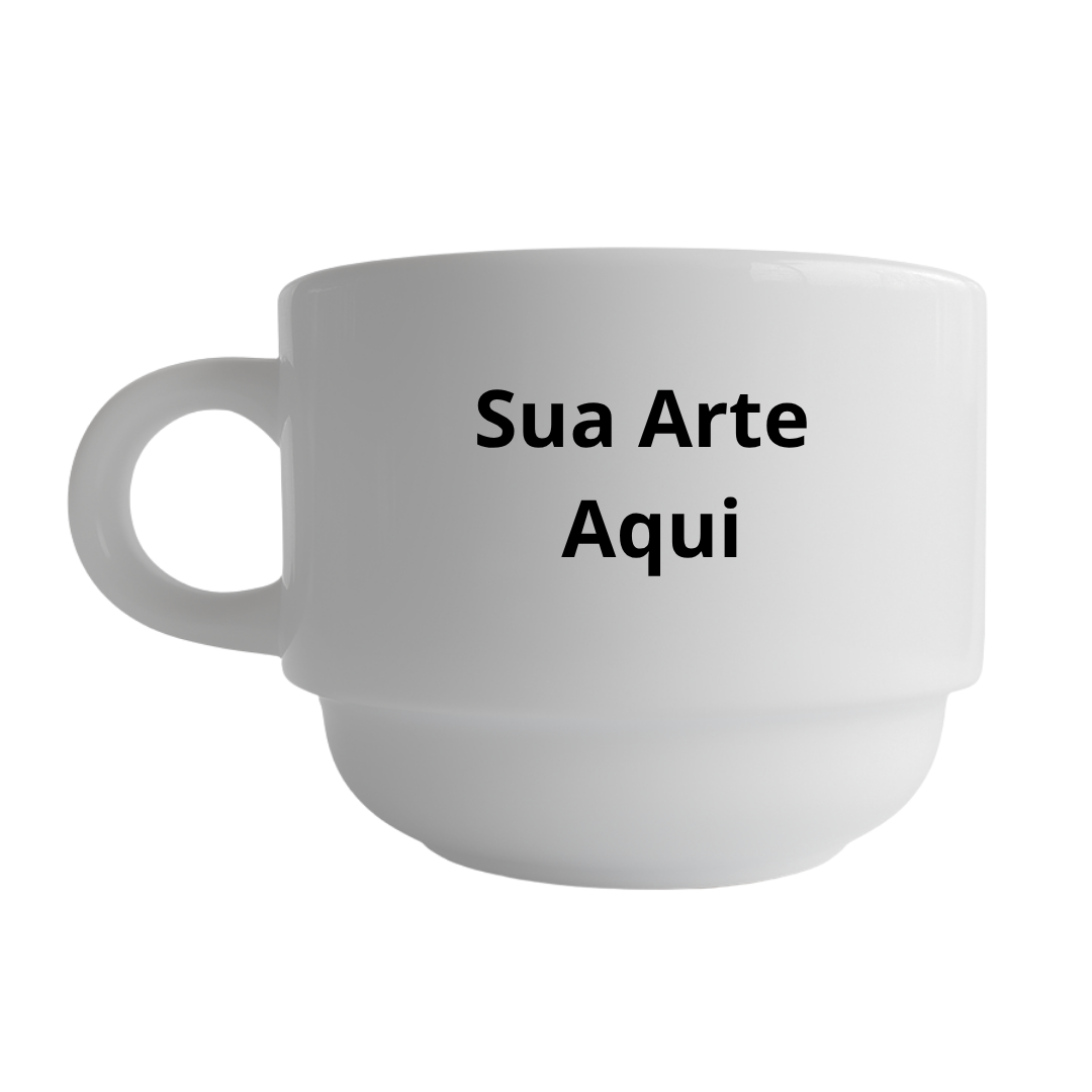 Xícara Personalizada 150ml Presente Criativo Nome Logomarca