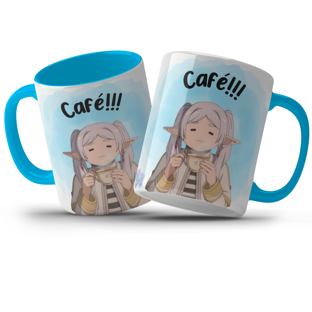 Caneca 325ml Frieren e a Jornada para o Além Azul